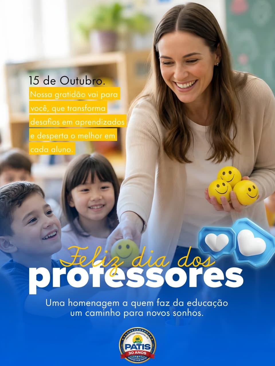 Feliz Dia dos Professores! 