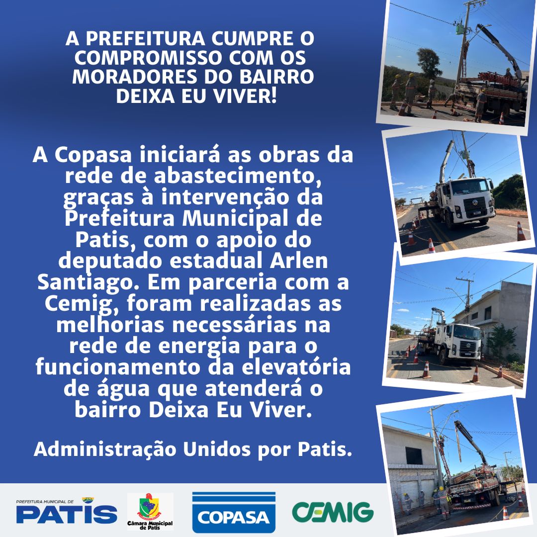 OBRAS NO BAIRRO DEIXA EU VIVER